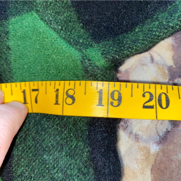 Egmont Ranger Wool Bush shirt 1/2 zip jacket kids 14 16 New Zealand Green plaid - Picture 5 of 7